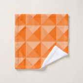 Orange Pyramids  Badhandtuch Set (Waschlappen)