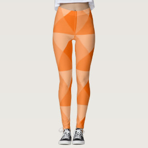 Orange Pyramids Leggings