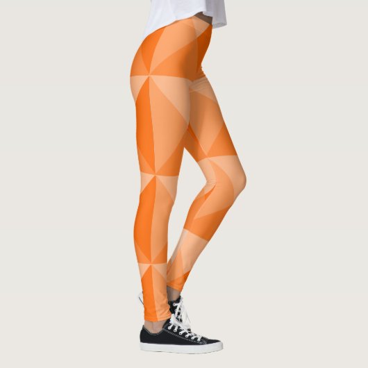 Orange Pyramids Leggings (Rechts)