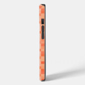 Orange Quadratpixel  Case-Mate iPhone Hülle (Rückseite / Links)