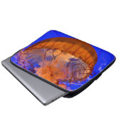 Orange Quallen Laptop-Hülle | Ocean Tech Case (Vorne Knopf)