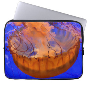 Orange Quallen Laptop-Hülle Ocean Tech Case