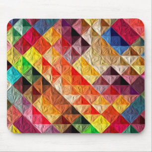 Orange Quilty Mousepad
