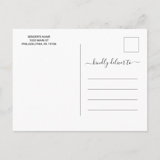 Orange Quince Aquamarin Hintergrund Save the Date Postkarte (Rückseite)