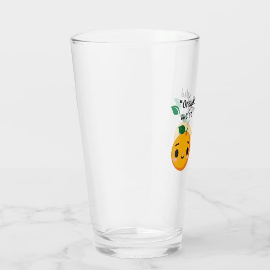 ORANGE QUOTE GLAS (Rechts)