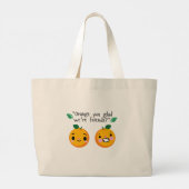 ORANGE QUOTE JUMBO STOFFBEUTEL (Rückseite)