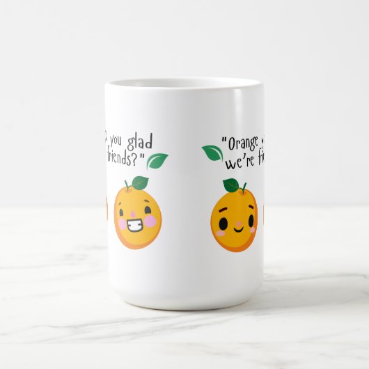 ORANGE QUOTE KAFFEETASSE (Mittel)