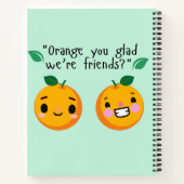 ORANGE QUOTE NOTIZBLOCK (Rückseite)