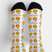 ORANGE QUOTE SOCKEN (Oben)
