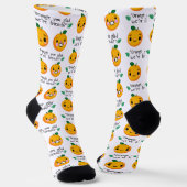ORANGE QUOTE SOCKEN (Gewinkelt)