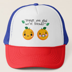 ORANGE QUOTE TRUCKERKAPPE