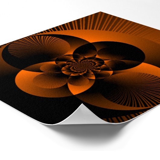 Orange Radion Poster (Ecke)