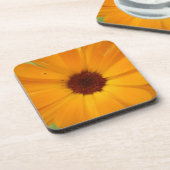 Orange Rain Daisy Cork Untersetzer (Linke Seite)