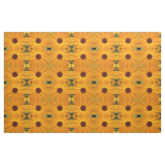 Orange Rain Daisy Gemustertes Gewebe der Blume Stoff (Fat Quarter (45,7 x 55,9 cm))