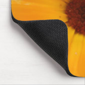 Orange Rain Daisy Mousepad (Ecke)
