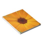 Orange Rain Daisy Notepad Notizblock (angewinkelt)