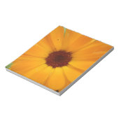 Orange Rain Daisy Notepad Notizblock (Rotiert)