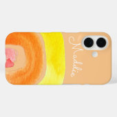 Orange Rainbow Liebe Case-Mate iPhone Hülle (Rückseite (Horizontal))