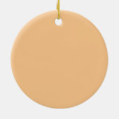 Orange Rainbow Liebe Keramik Ornament (Hinten)