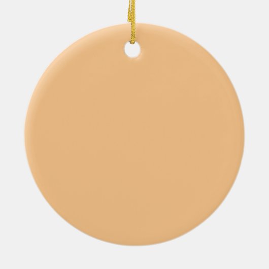 Orange Rainbow Liebe Keramik Ornament (Hinten)