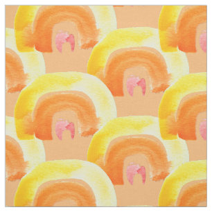 Orange Rainbow Liebe Stoff