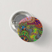 Orange Rainbow Melt Button (Vorne & Hinten)