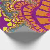 Orange Rainbow Remix Geschenkpapier (Ecke)