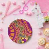 Orange Rainbow Remix Pappteller (Party)