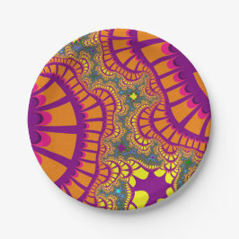 Orange Rainbow Remix Pappteller