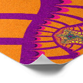 Orange Rainbow Remix Poster (Ecke)