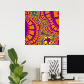 Orange Rainbow Remix Poster (Heimbüro)