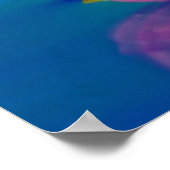Orange Raindrops Fotoposter Poster (Ecke)