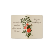 Orange Rambling Rose Vintage Kunst