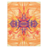 ORANGE RAUCH - Fraktal Art - Tableclout Tischdecke (Vorderseite)