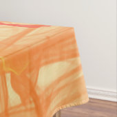 ORANGE RAUCH - Fraktal Art - Tableclout Tischdecke (Beispiel)