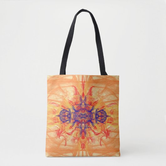 ORANGE RAUCHE - Fraktal Art - Traumtasche Tasche (Vorderseite)