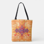 ORANGE RAUCHE - Fraktal Art - Traumtasche Tasche (Rückseite)