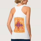 ORANGE RAUCHER - Fraktal Art - T - Shirt (Rückseite)