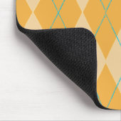 Orange Raute Mousepad (Ecke)