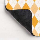 Orange Raute Mousepad (Ecke)