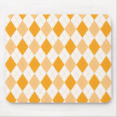 Orange Raute Mousepad (Vorne)