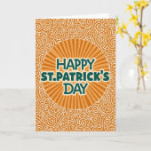 Orange Rays Happy Day Card Karte (Gelbe Blume)