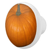 Orange realistic Fall Halloween Pumpkin Food Foto Keramikknauf (Rechts)