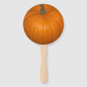 Orange Realistic Pumpkin Fotografie Fächer (Rückseite)