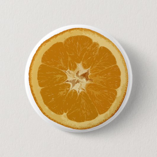 orange. realistisch. button (Vorderseite)