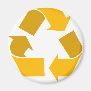 Orange-recycle Magnet