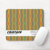 Orange Red and Green, Business Mousepad (Mit Mouse)