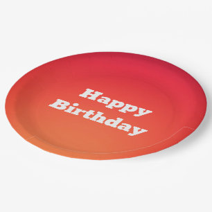Orange Red Birthday Teller