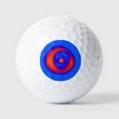 Orange Red Blue Golfball (Vorderseite)