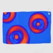 Orange Red Blue Golfhandtuch (Horizontal)